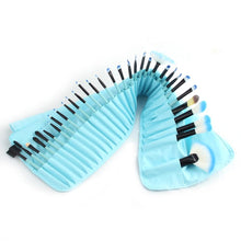 Load image into Gallery viewer, Makeup Brushes Set with Bag (Blue) - set of 32 brushes