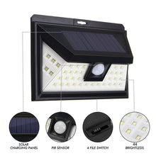 Load image into Gallery viewer, Motion Sensor Solar Powered Outdoor LED