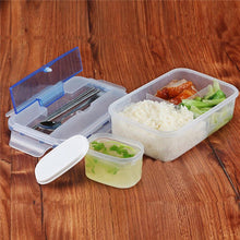 Load image into Gallery viewer, Portable Food Containers Microwave Lunch Bento Box with Soup Bowl Lunch Box Eco-Friendly