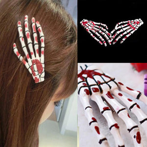Halloween Skeleton Hair Clips