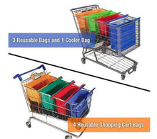 Load image into Gallery viewer, Grocery Shopping Bags with Compartments