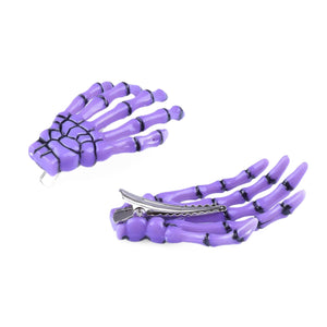 Halloween Skeleton Hair Clips