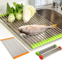 Load image into Gallery viewer, Roll Up Silicone Drying Rack