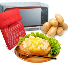 Load image into Gallery viewer, Reusable and Washable Microwave Baked Potato Bag Potato Express