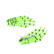 Load image into Gallery viewer, Halloween Skeleton Hair Clips
