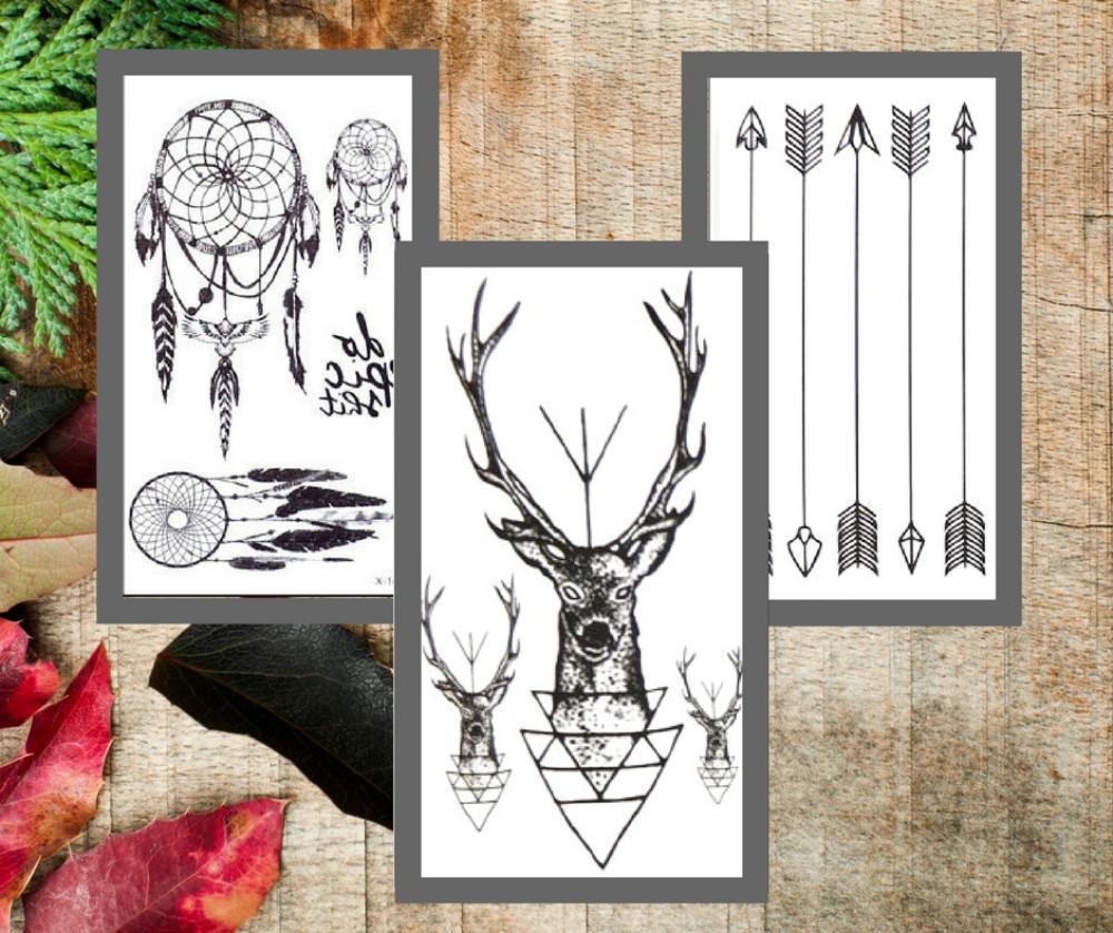 Dream Deer Temporary Tattoo Set