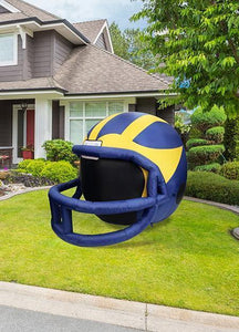 MICHIGAN WOLVERINES INFLATABLE LAWN HELMET