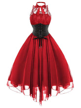 Load image into Gallery viewer, Halloween Steampunk Lace Dress
