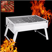 Load image into Gallery viewer, Portable Stainless Steel Charcoal Outdoor Grill