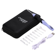 Load image into Gallery viewer, Rechargeable Lighted Crochet Hook with 9 Interchangeable Heads