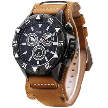 Load image into Gallery viewer, NORTH Luxury Leather Quartz Watches