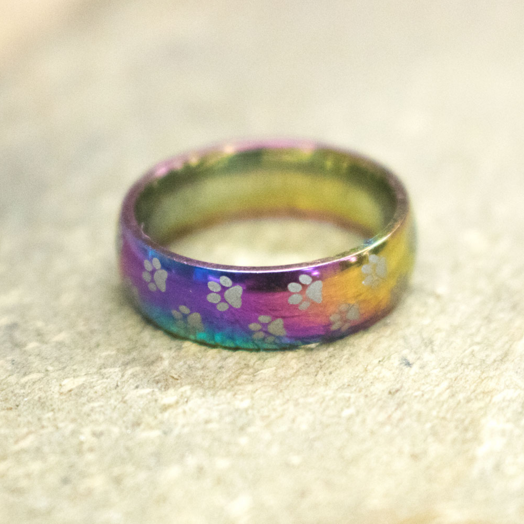 Rainbow Dog/Cat Ring