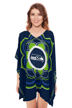 Load image into Gallery viewer, Limited Edition, Officially Licensed Seattle Seahawks Caftan One Size / Navy