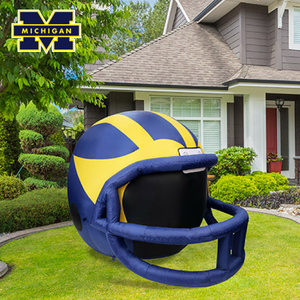 MICHIGAN WOLVERINES INFLATABLE LAWN HELMET