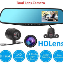 Load image into Gallery viewer, REAR VIEW MIRROR W/ DASHCAM AND BACK CAM