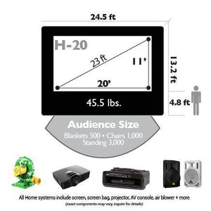 OUTDOOR HOME THEATER SYSTEM