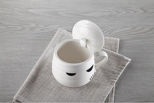 Halloween Pumpkin Cup & White Ghost Mug