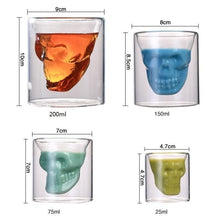 Load image into Gallery viewer, Skull Head Shot Glass