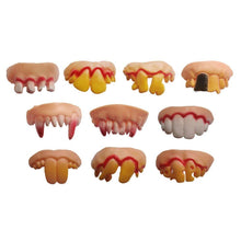 Load image into Gallery viewer, Halloween freaky teeth 10 pcs