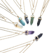 Load image into Gallery viewer, Moon Child Crystal Necklace