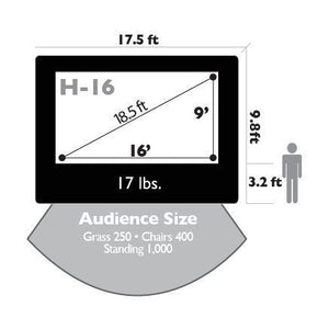 HOME OUTDOOR MOVIE SCREEN KIT