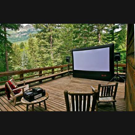 HOME OUTDOOR MOVIE SCREEN KIT