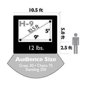 HOME OUTDOOR MOVIE SCREEN KIT