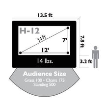 Load image into Gallery viewer, HOME OUTDOOR MOVIE SCREEN KIT