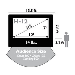 HOME OUTDOOR MOVIE SCREEN KIT