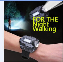 Load image into Gallery viewer, RECHARGEABLE FLASHLIGHT TACTICAL WATCH