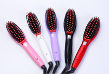 Load image into Gallery viewer, Hairbrush-Style Straightener