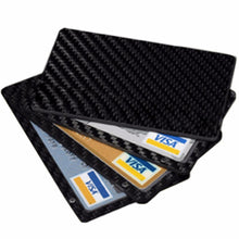 Load image into Gallery viewer, Real Carbon Fiber Magnetic Card Holder Wallet - 4 Layer