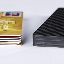 Load image into Gallery viewer, Real Carbon Fiber Magnetic Card Holder Wallet - 4 Layer