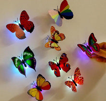 Load image into Gallery viewer, LED 3D Butterfly Wall Lights (10 Pieces)