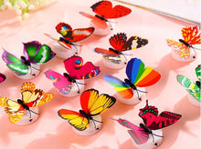 Load image into Gallery viewer, LED 3D Butterfly Wall Lights (10 Pieces)