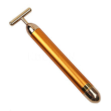 Load image into Gallery viewer, Golden Vibration Facial Massage Roller