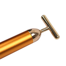 Load image into Gallery viewer, Golden Vibration Facial Massage Roller