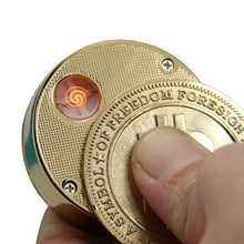 Load image into Gallery viewer, Rechargeable Flameless Bitcoin Electronic USB Lighter