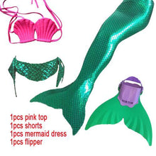 Load image into Gallery viewer, Mermaid Swimming Outfit