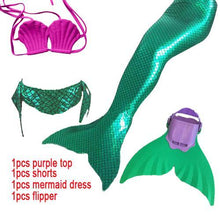 Load image into Gallery viewer, Mermaid Swimming Outfit