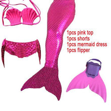 Load image into Gallery viewer, Mermaid Swimming Outfit