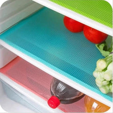 Load image into Gallery viewer, Multipurpose Antibacterial Food Grade Silicone Refrigerator Mats (4pcs)