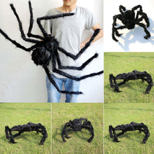 Load image into Gallery viewer, Halloween Big Black Furry Spider