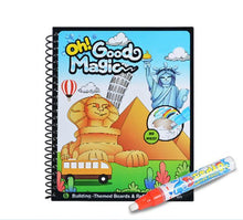 Load image into Gallery viewer, Magic Water Drawing Book Coloring Book Doodle with Magic Pen Painting Board For Children Education Drawing Toy