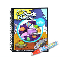 Load image into Gallery viewer, Magic Water Drawing Book Coloring Book Doodle with Magic Pen Painting Board For Children Education Drawing Toy