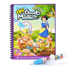Load image into Gallery viewer, Magic Water Drawing Book Coloring Book Doodle with Magic Pen Painting Board For Children Education Drawing Toy
