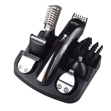 Load image into Gallery viewer, Kemei 6-in-1 Rechargeable Hair Beard Trimmer