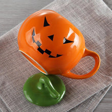Load image into Gallery viewer, Halloween Pumpkin Cup &amp; White Ghost Mug
