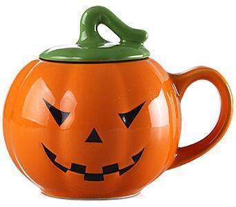 Halloween Pumpkin Cup & White Ghost Mug