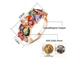 Load image into Gallery viewer, Rose Gold Color Mona Lisa Ring